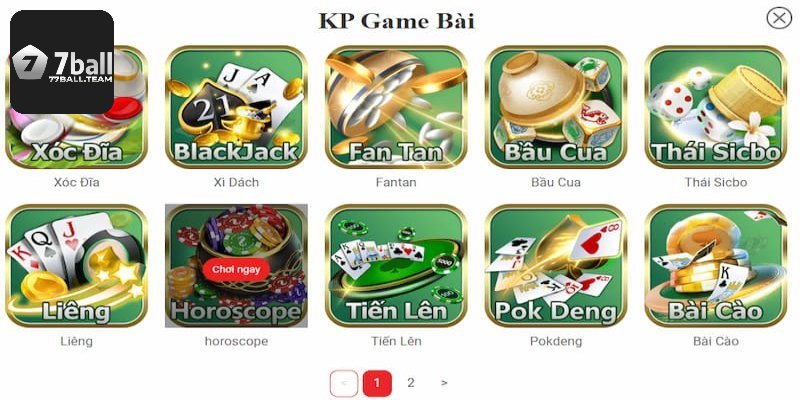 Ưu điểm của sảnh game bài