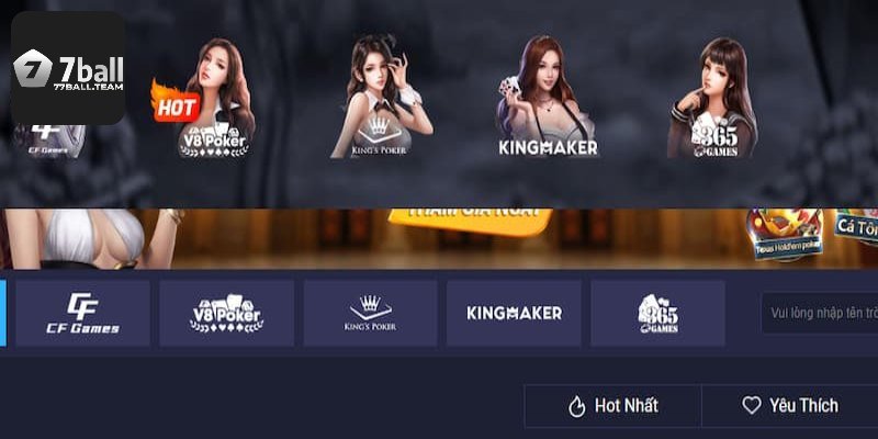 Vài nét về sảnh game bài 77Ball